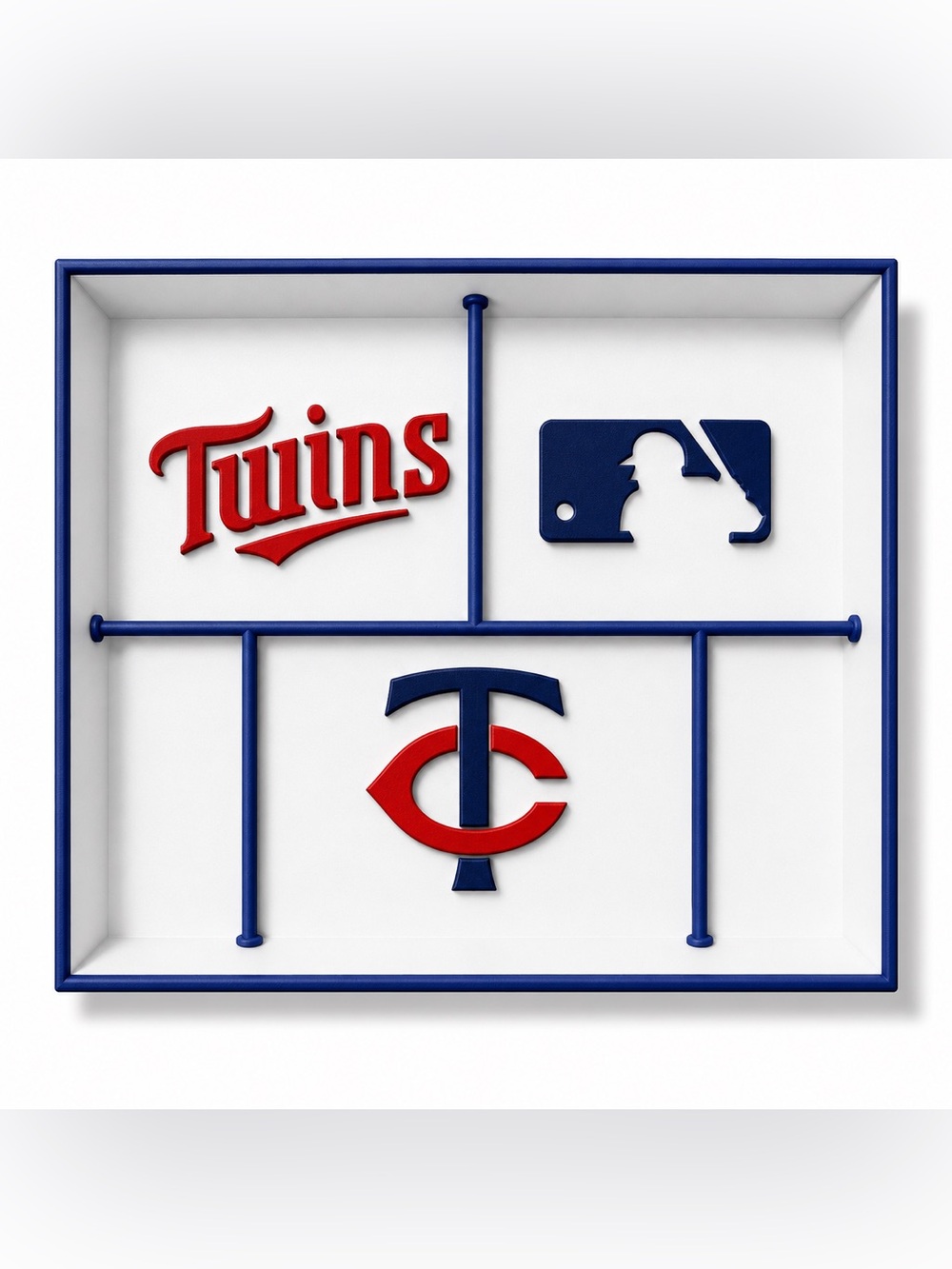 Minnesota Twins MLB Pocket Dump Tray - For Keys, Wallet, Money, Etc